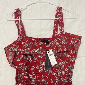 Banana Republic red ruffle sundress new with tags